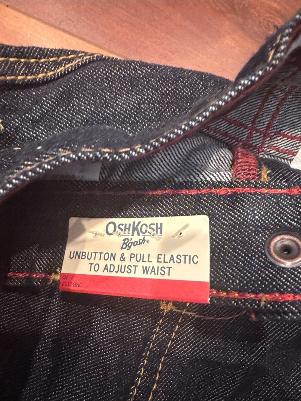 NWT OshKosh B’gosh Boys Classic Dark Wash Jeans 6H Husky